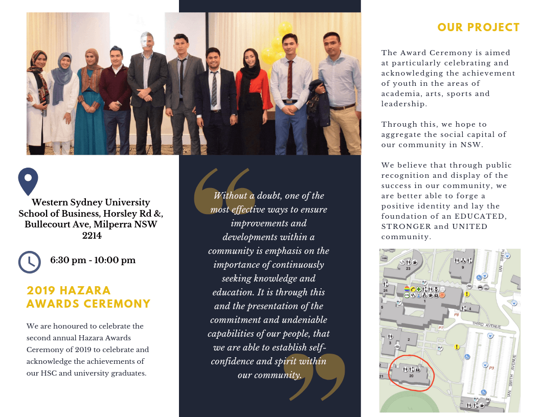 First Annual Hazara Awards Night 2019